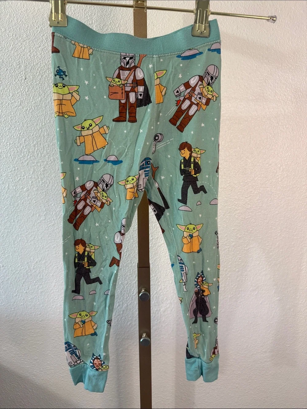 LITTLE SLEEPIES-  Yoda & Star Wars Character bamboo Pajama pants- 2T